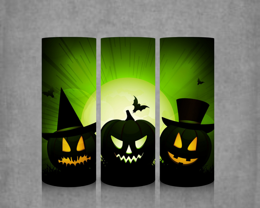 Green Glow Jack o Lanterns